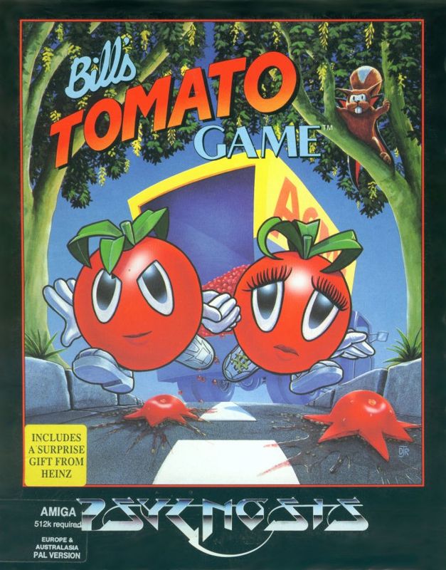 Front Cover for Bill's Tomato Game (Amiga)