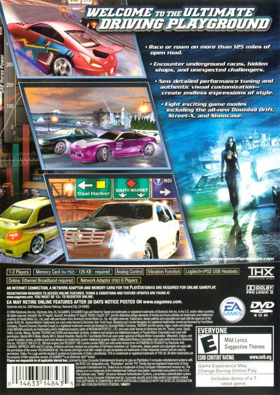 Need For Speed Underground 2 C Xbox