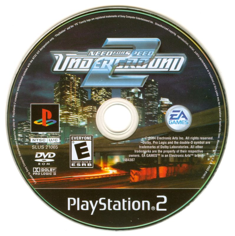 Need for Speed Underground 2, Electronic Arts, PlayStation 2