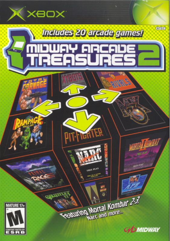 Front Cover for Midway Arcade Treasures 2 (Xbox)