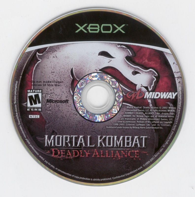 Media for Mortal Kombat: Deadly Alliance (Xbox)