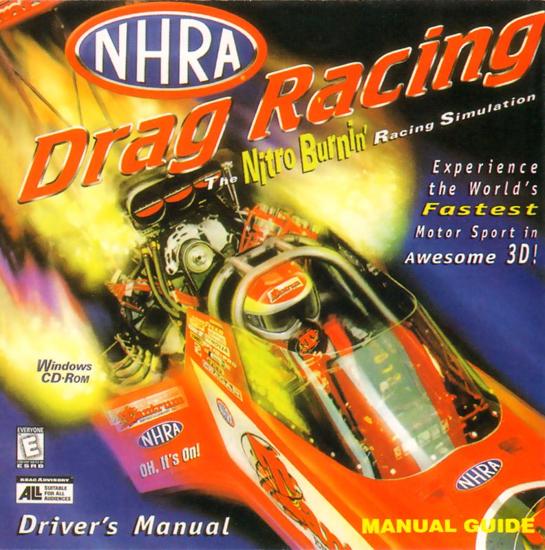 Front Cover for NHRA Drag Racing (Windows)
