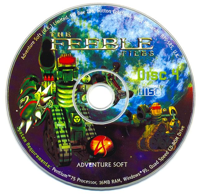 Media for The Feeble Files (Windows) (Limited edition): Disc 4