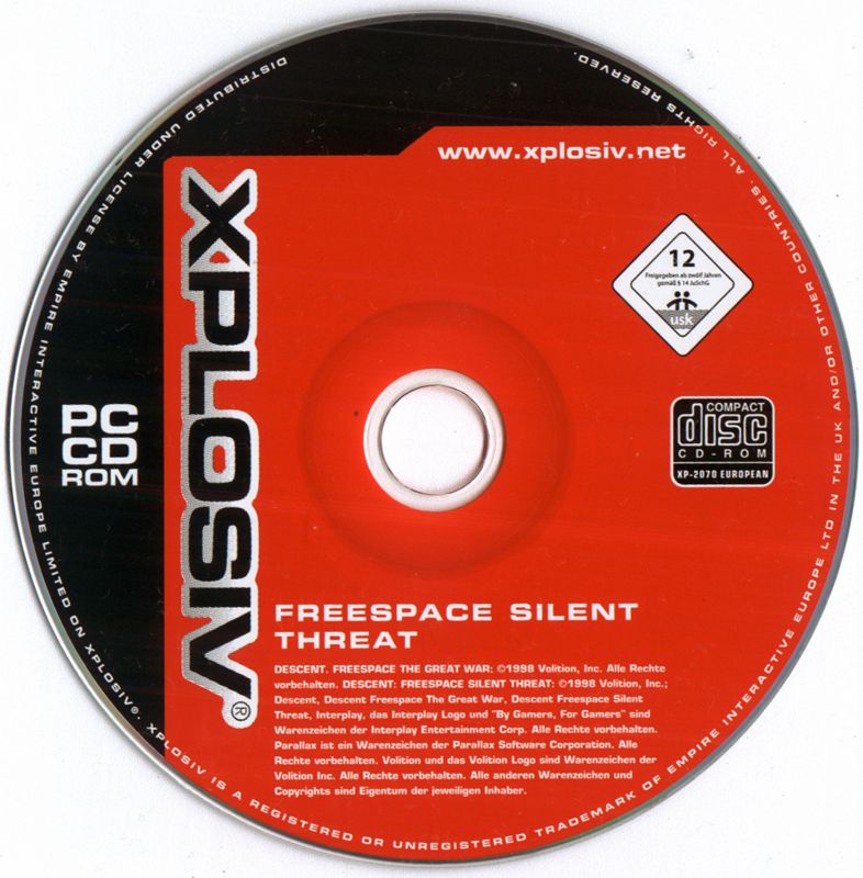 Media for Descent: Freespace - Silent Threat (Windows) (Xplosiv release)