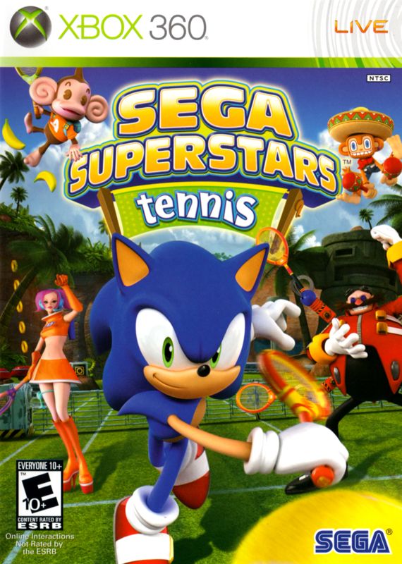 Front Cover for SEGA Superstars Tennis (Xbox 360)