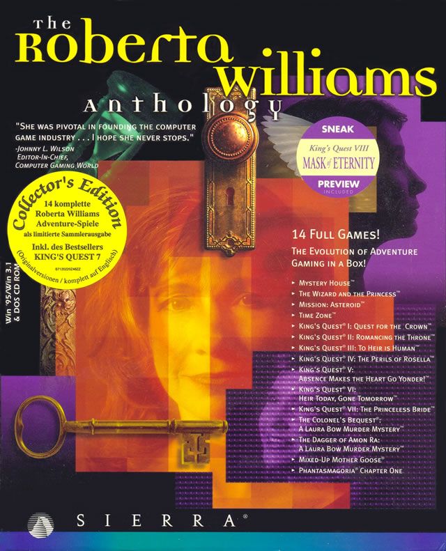 Front Cover for The Roberta Williams Anthology (DOS and Windows and Windows 3.x)