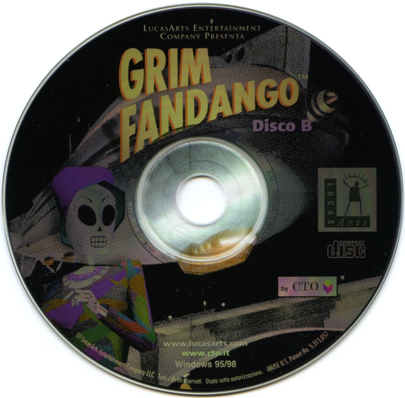 Media for Grim Fandango (Windows): Disc 2
