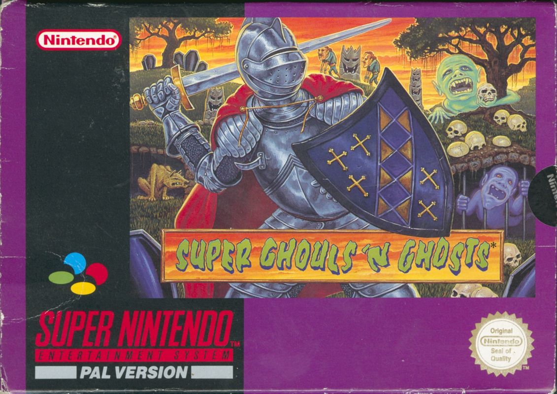 Front Cover for Super Ghouls 'N Ghosts (SNES)