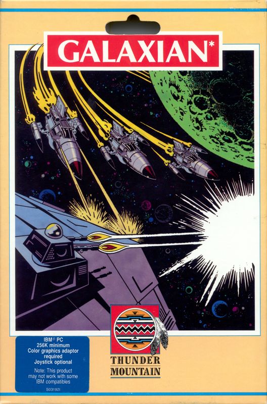 Front Cover for Galaxian (PC Booter) (Thunder Mountain release)