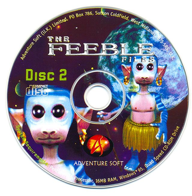 Media for The Feeble Files (Windows) (Limited edition): Disc 2