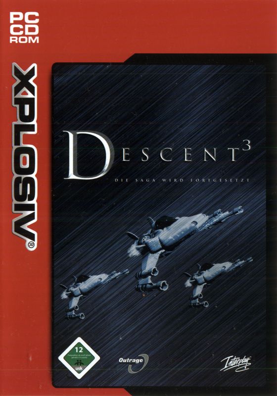 Front Cover for Descent³ (Windows) (Xplosiv release)
