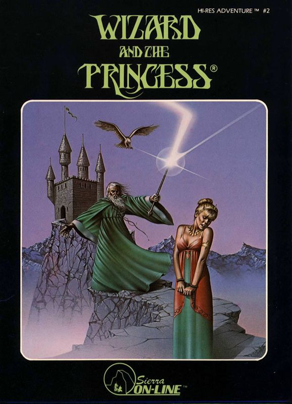 Front Cover for Hi-Res Adventure #2: The Wizard and the Princess (Apple II)