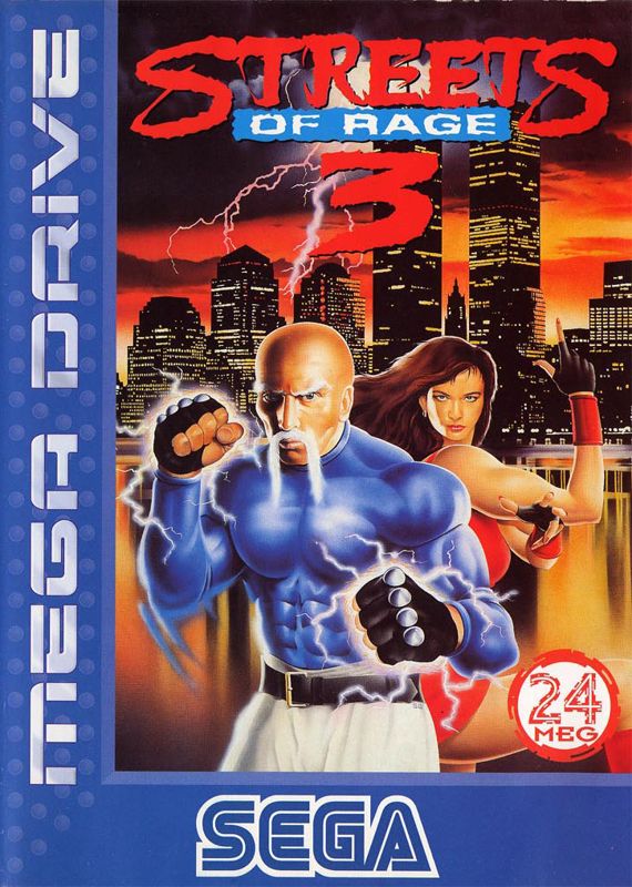 Front Cover for Streets of Rage 3 (Genesis)