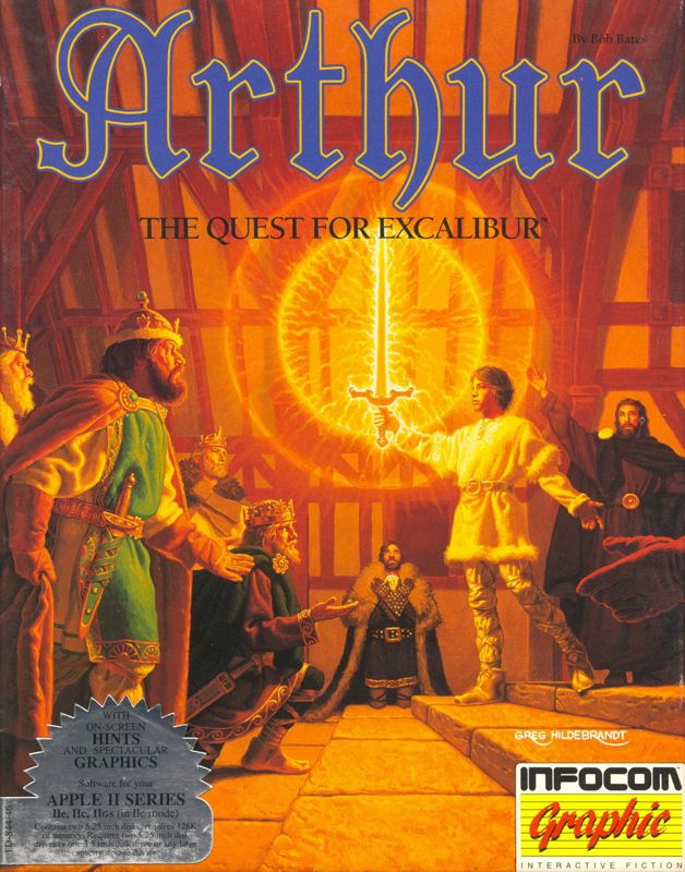 Front Cover for Arthur: The Quest for Excalibur (Apple II)