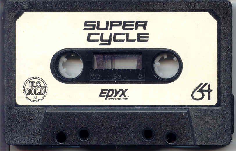 Media for Super Cycle (Commodore 64) (Cassette version)