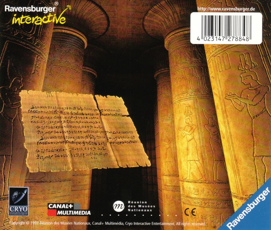 Other for Egypt 1156 B.C.: Tomb of the Pharaoh (Windows): Jewel Case - Back