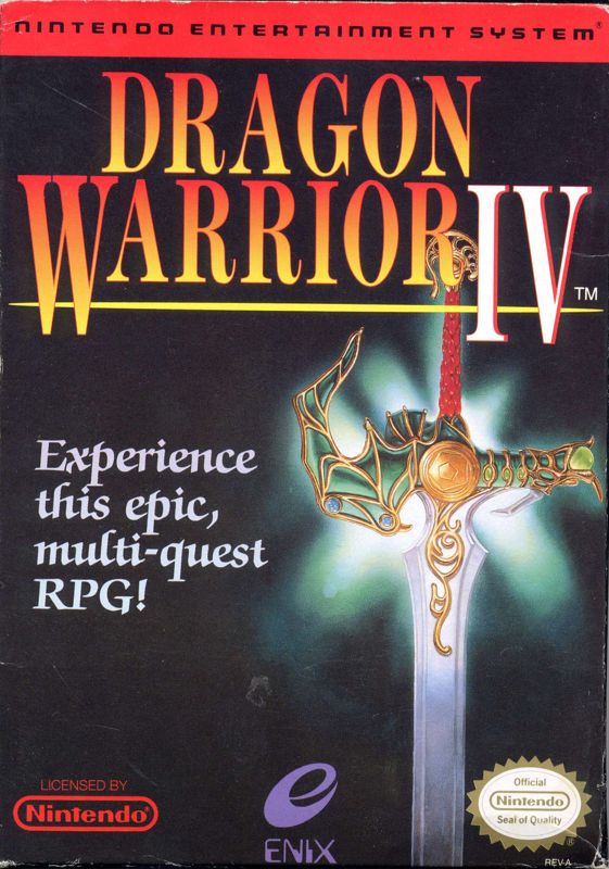 Front Cover for Dragon Warrior IV (NES)