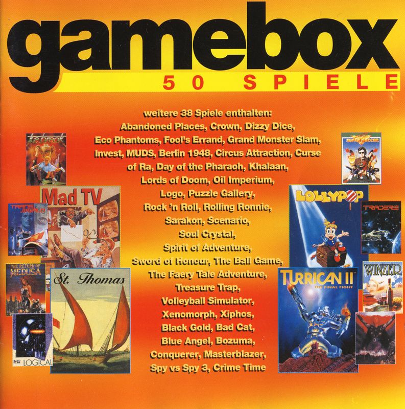 Other for Gamebox: 50 Spiele (DOS and Windows): Jewel Case - Front
