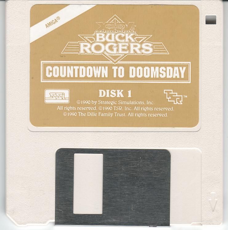 Media for Buck Rogers: Countdown to Doomsday (Amiga): Disk 1/2