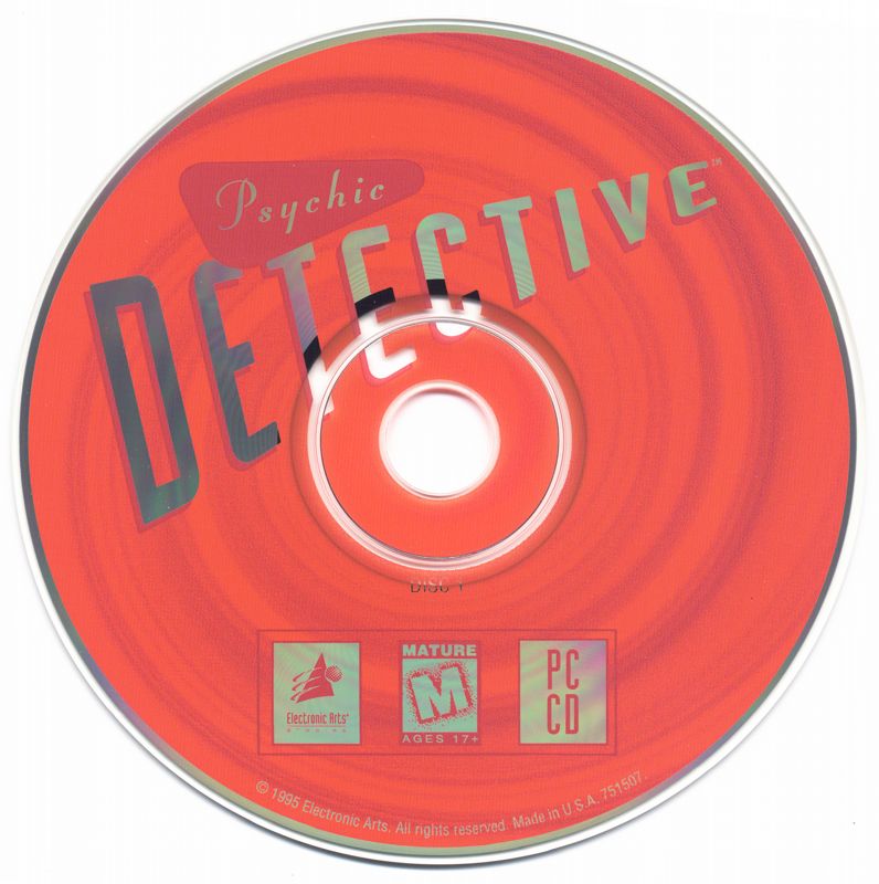 Media for Psychic Detective (DOS): Disc 1/3