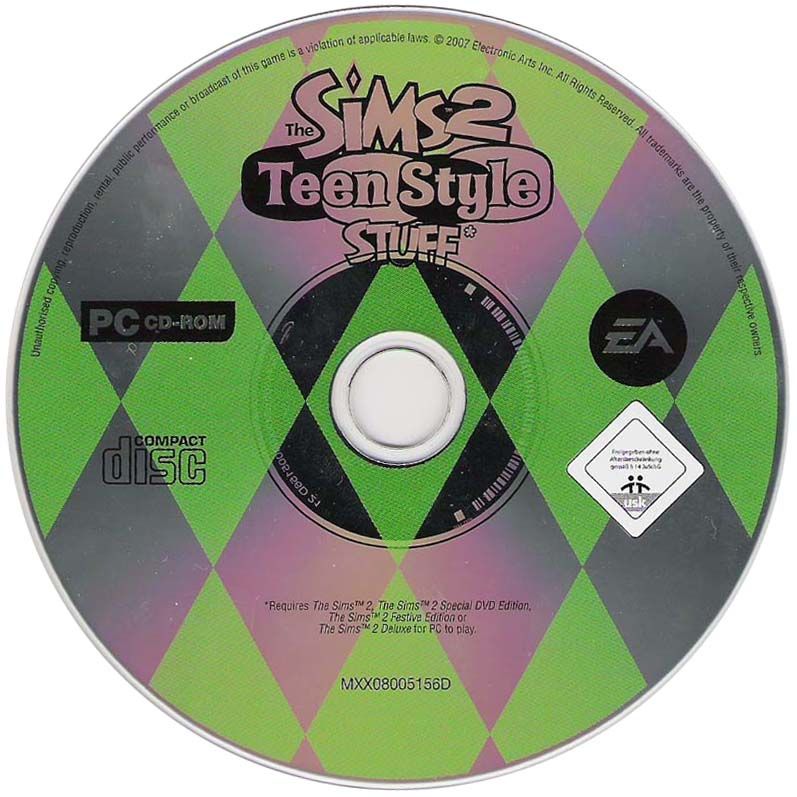 Media for The Sims 2: Teen Style Stuff (Windows)