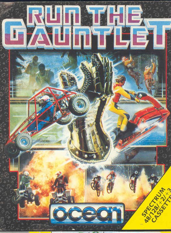 Front Cover for Run the Gauntlet (ZX Spectrum)