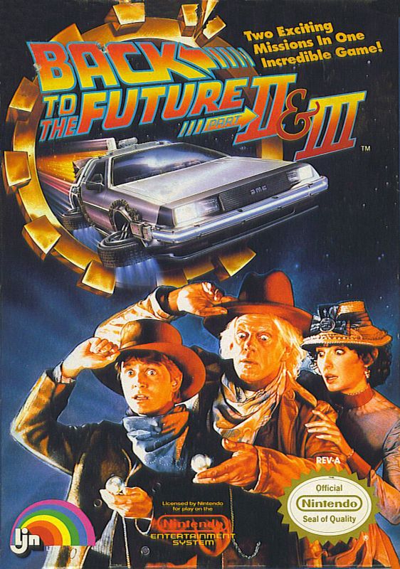 Front Cover for Back to the Future Part II & III (NES)
