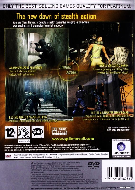 Splinter Cell (PS2 Platinum)