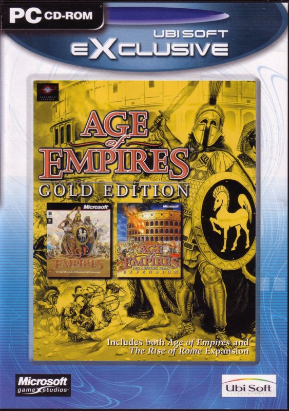 Front Cover for Age of Empires: Gold Edition (Windows) (Ubisoft eXclusive release)