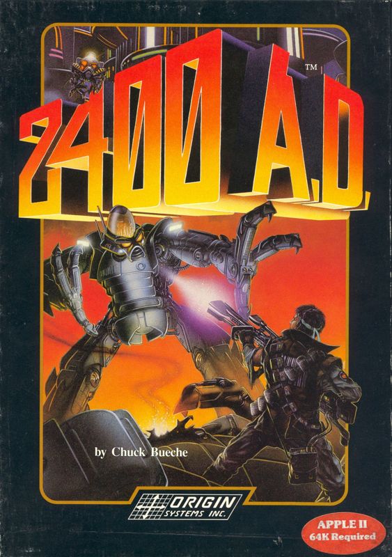 Front Cover for 2400 A.D. (Apple II)