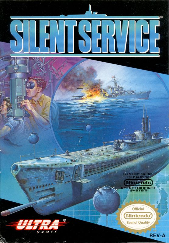 Front Cover for Silent Service (NES)
