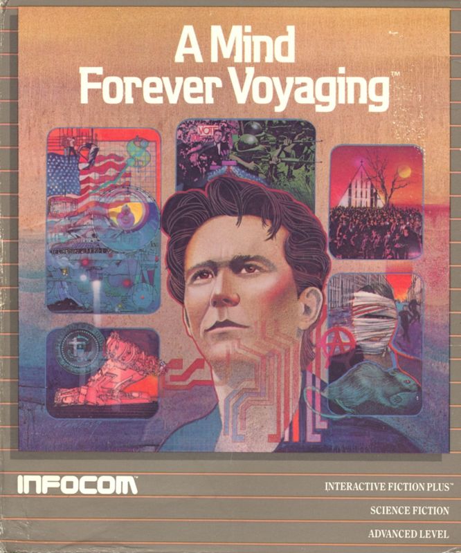Front Cover for A Mind Forever Voyaging (Apple II)