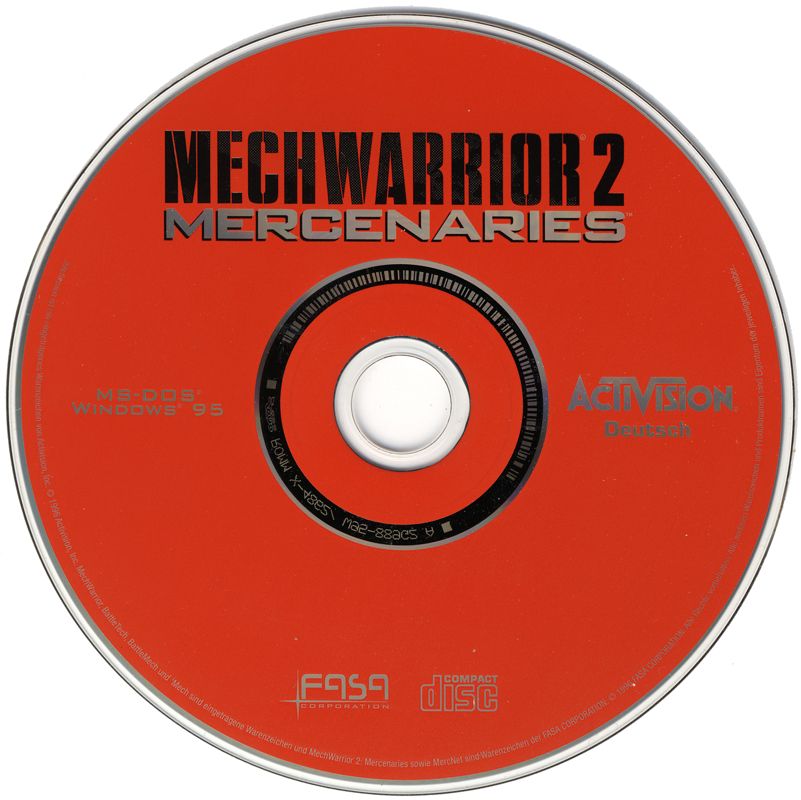 Media for Action Hall of Fame (DOS and Windows): MechWarrior 2: Mercenaries