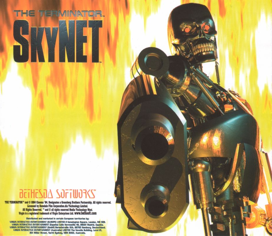 Other for SkyNET (DOS): Jewel Case - Back