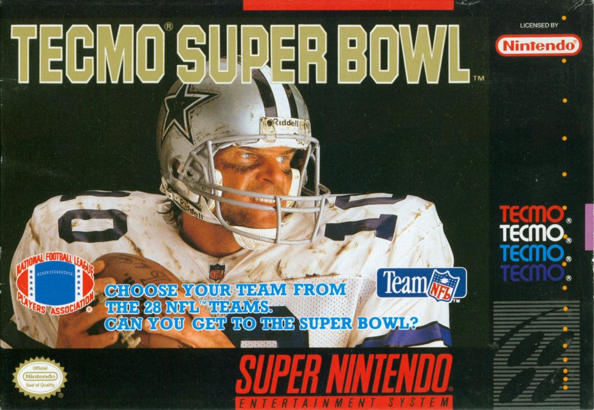 Front Cover for Tecmo Super Bowl (SNES)
