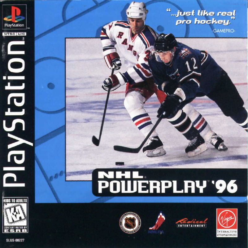 Front Cover for NHL Powerplay '96 (PlayStation)