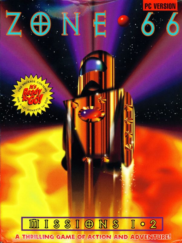 Front Cover for Zone 66 (DOS) (Missions 1 & 2)
