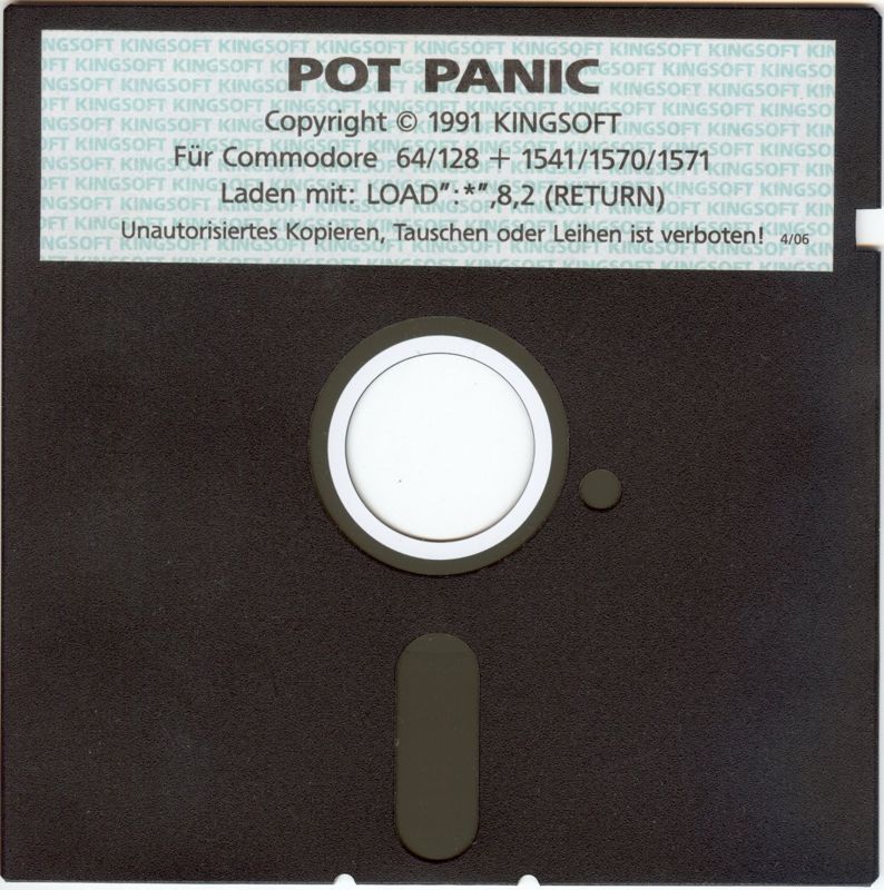 Media for Pot Panic (Commodore 64)