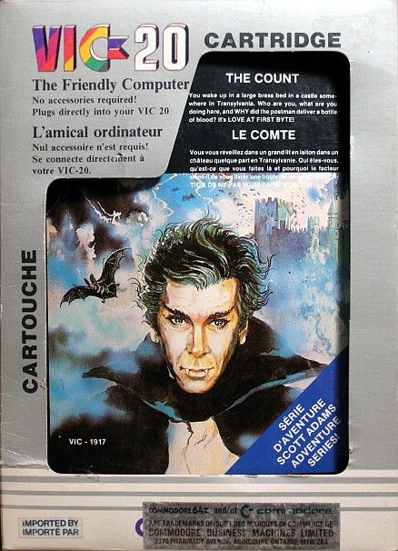 Front Cover for The Count (VIC-20) (Bilingual packaging)