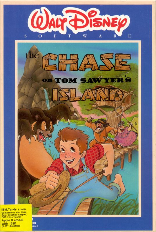 Front Cover for The Chase on Tom Sawyer's Island (Apple II and DOS)