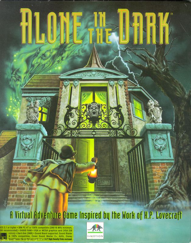 Front Cover for Alone in the Dark (DOS)