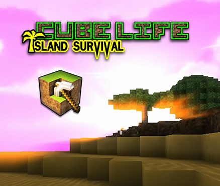 Front Cover for Cube Life: Island Survival (Wii U) (download release)