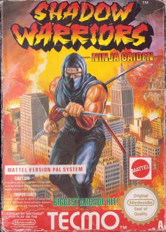 Ninja Gaiden cover or packaging material - MobyGames