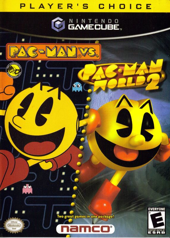 Front Cover for Pac-Man Vs. / Pac-Man World 2 (GameCube) (Player's Choice re-release)