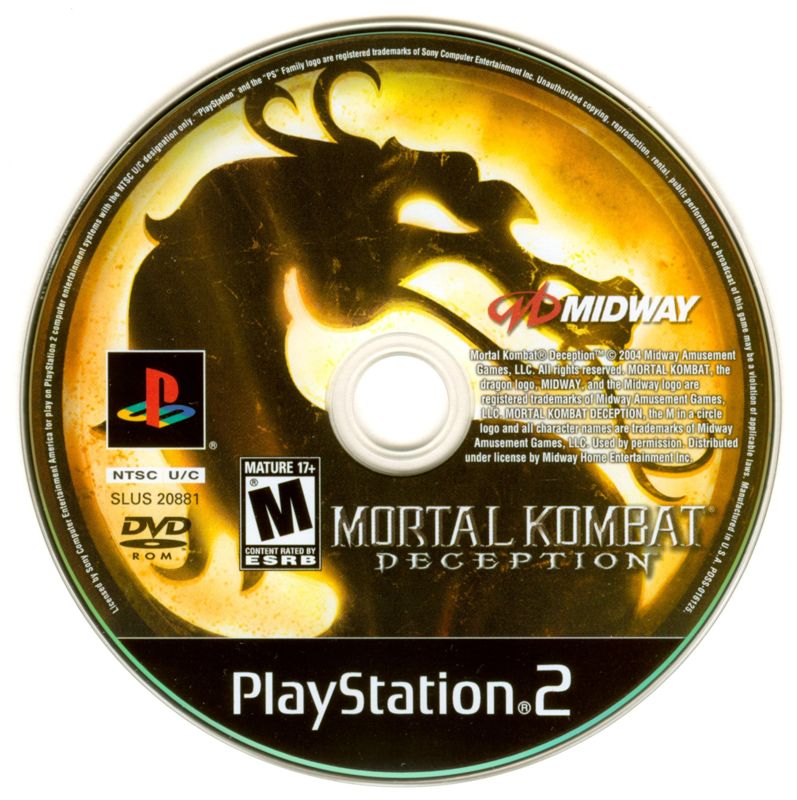 Media for Mortal Kombat: Deception (PlayStation 2)