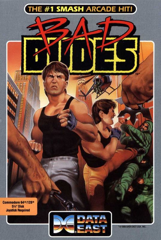 Front Cover for Bad Dudes (Commodore 64)