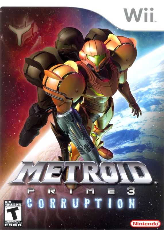 Front Cover for Metroid Prime 3: Corruption (Wii)