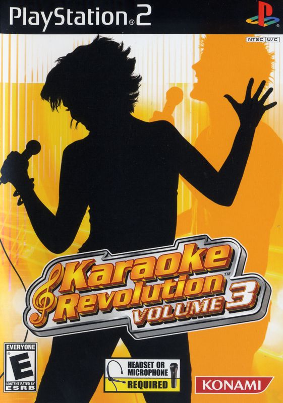 Front Cover for Karaoke Revolution: Volume 3 (PlayStation 2)