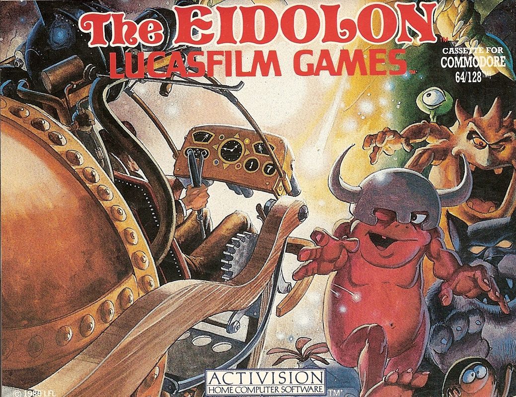 Front Cover for The Eidolon (Commodore 64) (Twin cassette case)