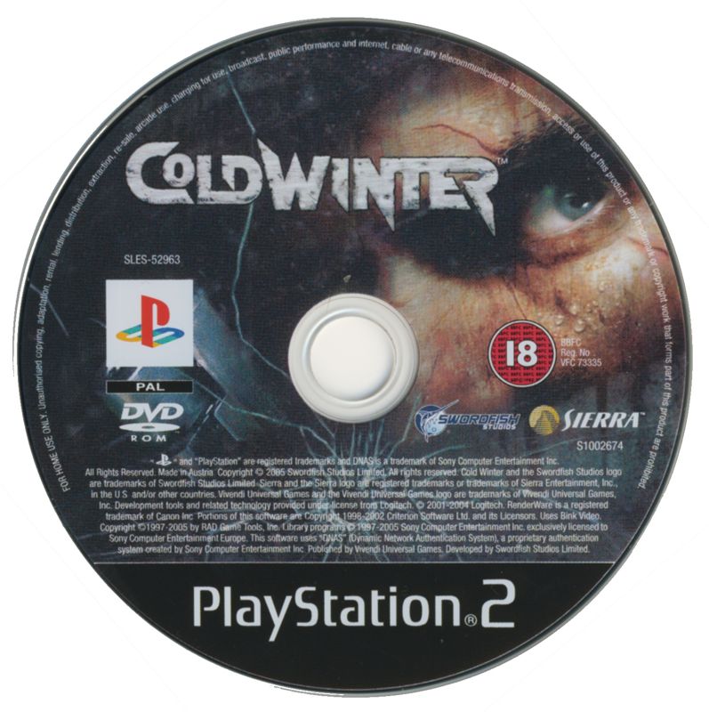 Media for Cold Winter (PlayStation 2)
